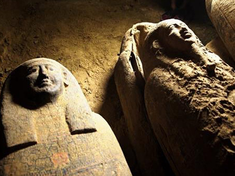 اكتشاف توابيت مغلقة منذ 2500 عام في مصر
